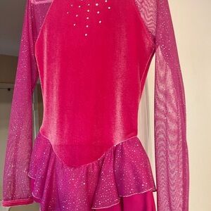 Sparkling Pink girls Figure Skating